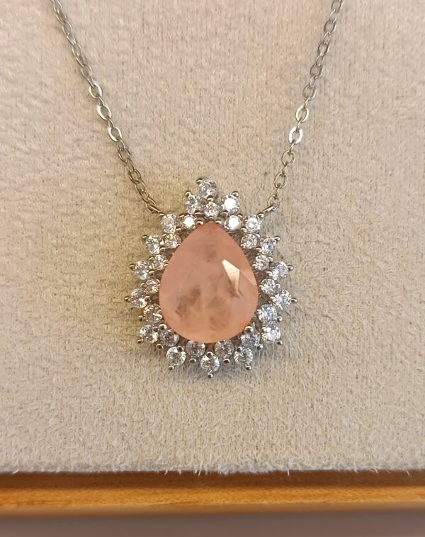 Conjunto gota fusion zircônia semi jóia 0975 - Imagem 3