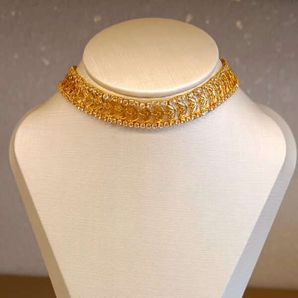 Choker dourada 2 voltas 1847 - Imagem 2