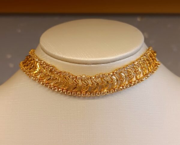 Choker dourada 2 voltas 1847