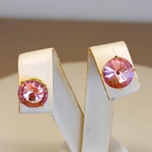 Brinco ponto rivole rosa 1815
