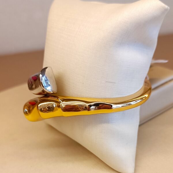 Pulseira 2 banhos 4 curvas na ponta 4108 - Imagem 2