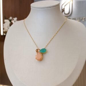Colar 2 gotas turquesa e light stress - 5465