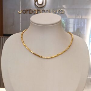 Colar canutilho dourado - 5125
