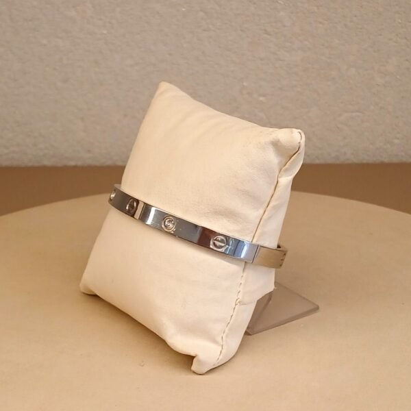 Pulseira aço inox pontos com brilho - 5345 - Imagem 2