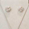 Conjunto prata forma trevo crav - 4337 - Image 3