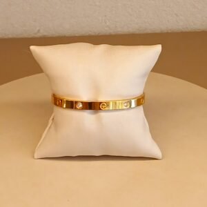 Bracelete dour inox cartier pontos - 6077